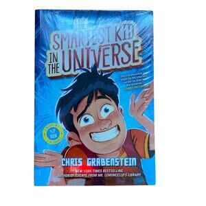 The Smartest Kid in the Universe Flip Book 1 & 2 by Chris Grabenstein 2-in-1 NEW